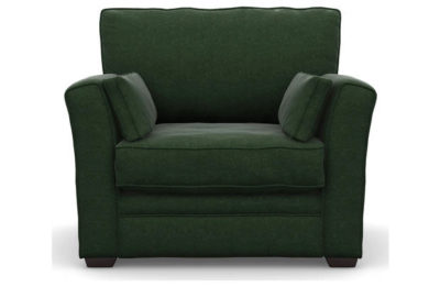 Heart of House Malton Fabric Cuddle Chair - Forest